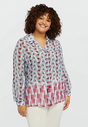 GEOMETRICA - Overhemdblouse - azzurro