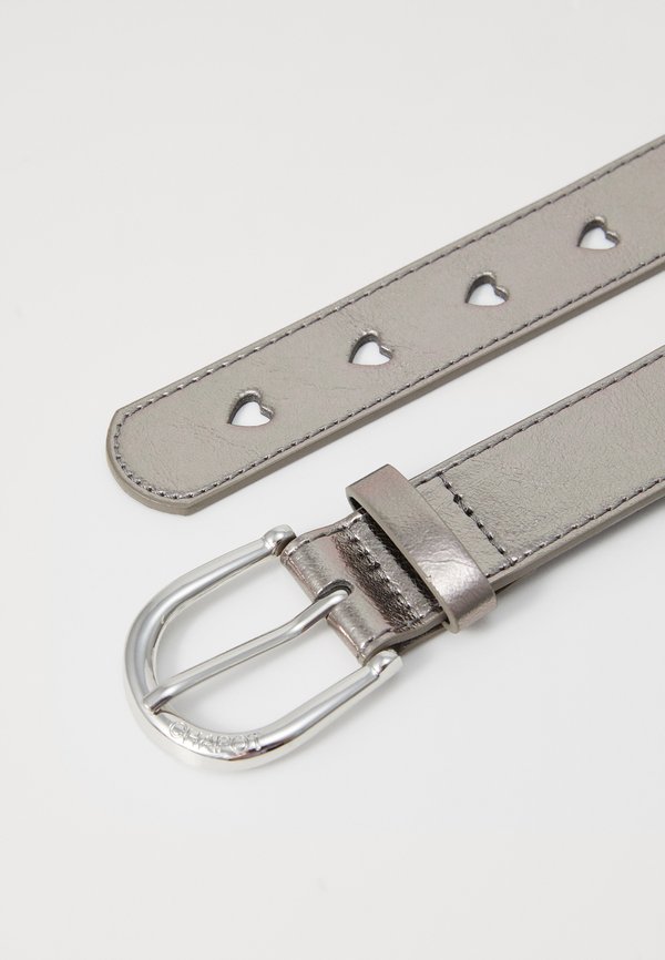 CUT IT OUT HEART BELT - Belt - dark silver3