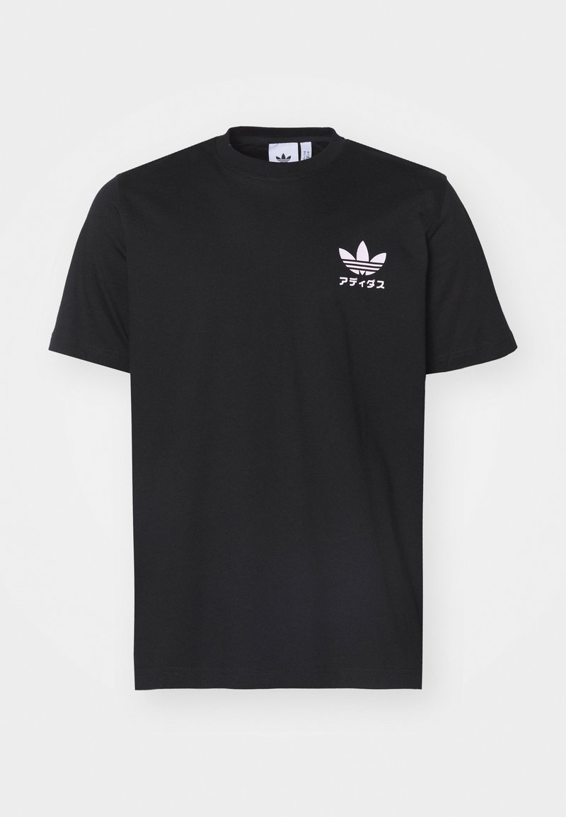 adidas Originals T-shirt print zwart adidas Originals T-shirt print zwart