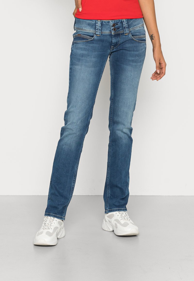 Pepe Jeans VENUS - Straight leg jeans - 000/blue denim - Zalando.co.uk
