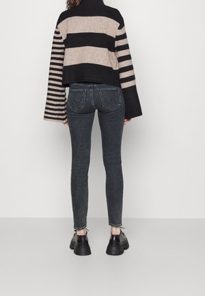 Skinny-Farkut - blue-black denim