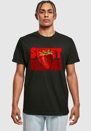 SWEET DELICIOUS TEE - Print T-shirt - black