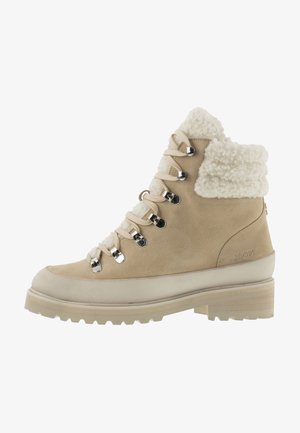 JOOP! Šněrovací kotníkové boty - beige