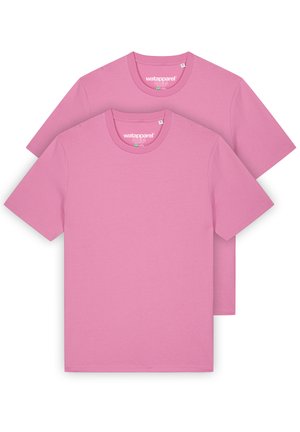 2ER PACK  - T-Shirt basic - bubble pink