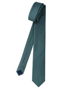 WILLEN UNI BI-COLOR - Krawatte - dunkelmint