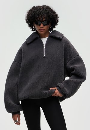 LEROY V2 TROYER - Fleecepullover - asphalt