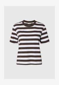 Niewybrane, delicioso stripes bright white - wide