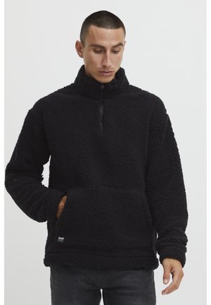 PRDENES ZIPPER TROYER - Fleece jumper - black