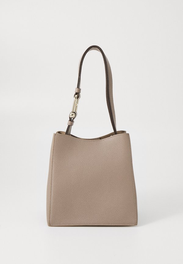 NUVOLA MINI BUCKET BAG - Handbag - stucco gray