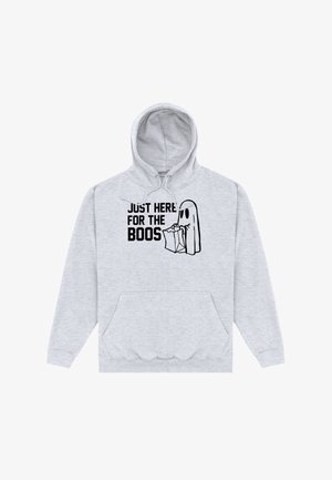 Henry Tiger HERE FOR THE BOOS - Mikina s kapucí - heather grey