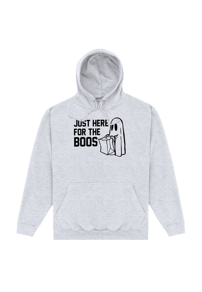 Henry Tiger HERE FOR THE BOOS - Felpa con cappuccio - heather grey