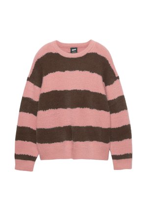 STWD STRIPED - Svetr - pink