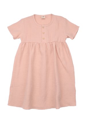 FLOWERS AND LEAVES - Day dress - rosa