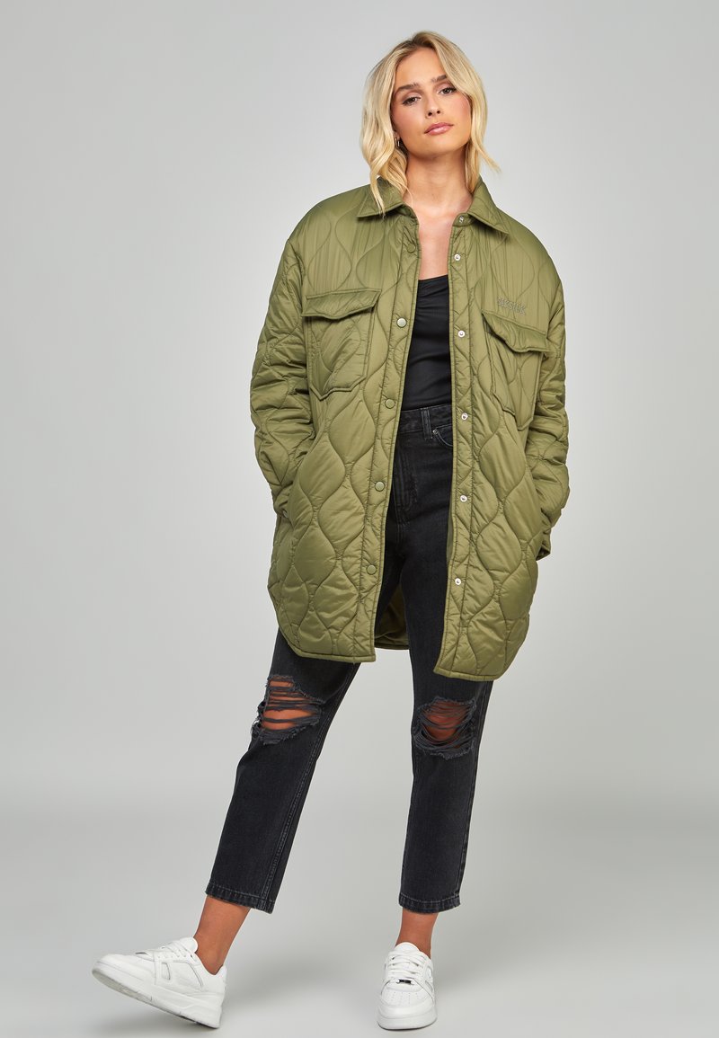 SikSilk Wintermantel kaki