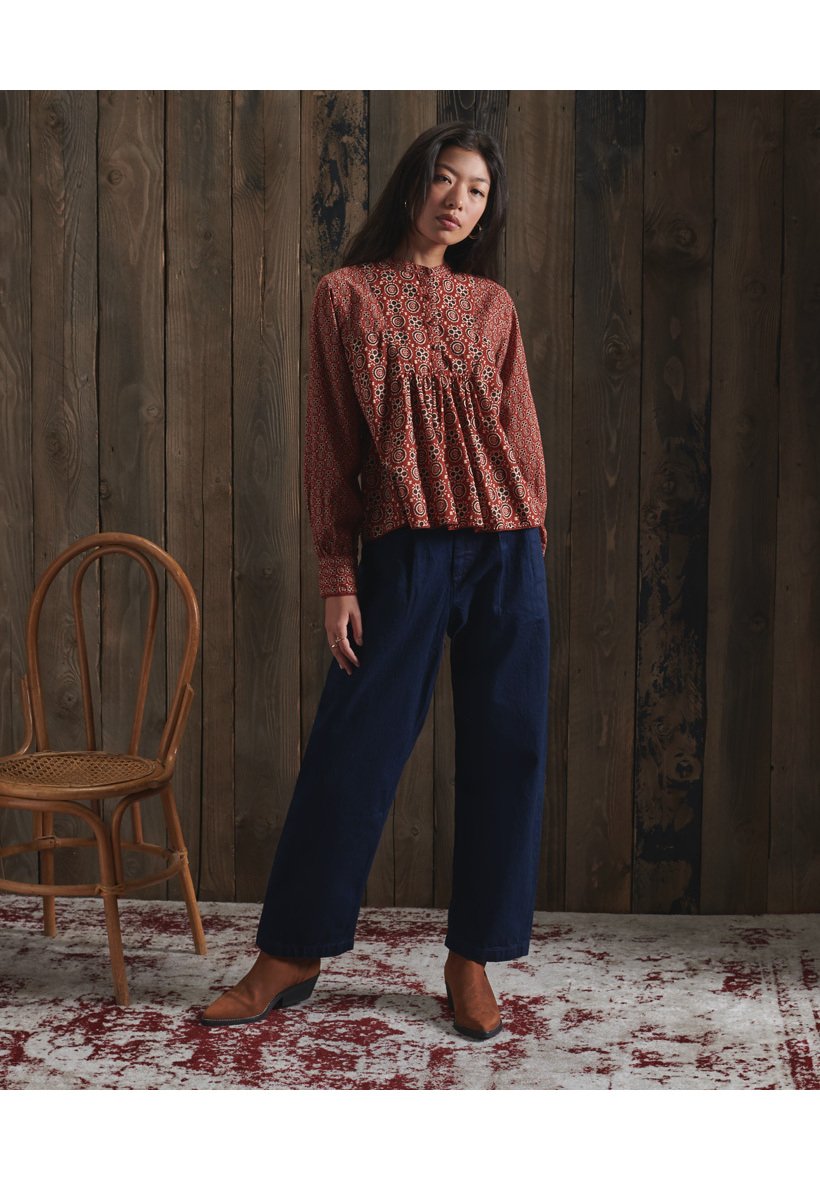 Superdry LIMITED EDITION PRINTED BOHO - Blusa - red aop/rojo - Zalando.es