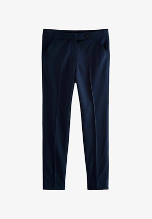 PLAIN FRONT - Pantaloni - navy blue
