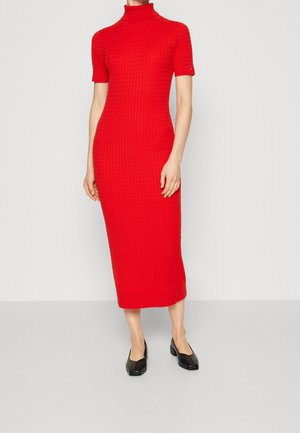 Shift dress - red