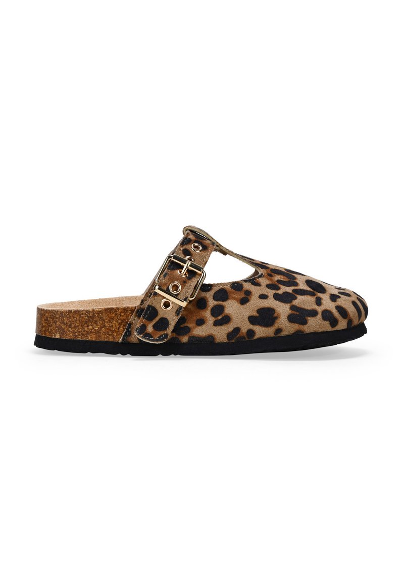 Bosanova PLANOS CON HEBILLA - Sandalias planas - leopardo