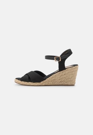Sandalias de cuña - black