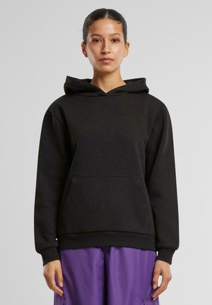LOOSE BRUSHED - Sweat à capuche - black