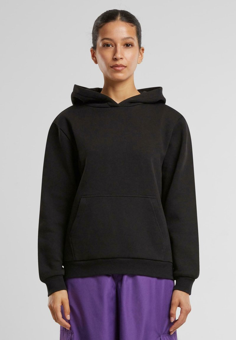 Urban Classics LOOSE BRUSHED - Jersey con capucha - black