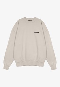 LOGO OVERSIZED SWEATER - Sweatshirt - washed light beige