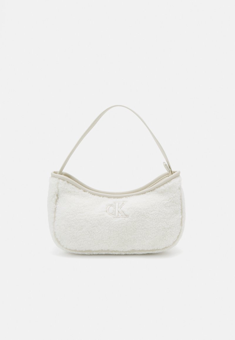 Calvin Klein Jeans TEDDY SHOULDERBAG - Borsa a mano - ivory