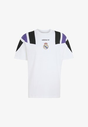 adidas Originals, REAL MADRID EQT TEE - Club wear - white