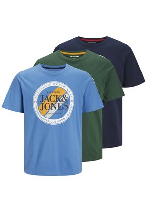 Jack & Jones, LOOF  3 PACK - Print T-shirt - mehrfarbig