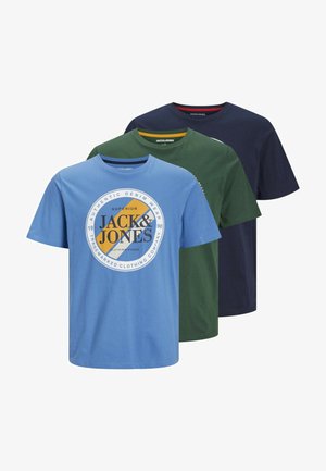 Jack & Jones, LOOF 3 PACK - Print T-shirt - mehrfarbig