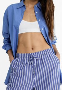 Stradivarius Broek - dark blue