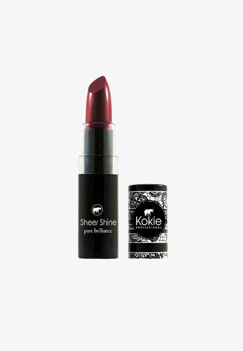 Kokie Cosmetics - KOKIE SHEER SHINE LIPSTICK - BERRY BEST - Huulipuna - purple, Suurenna