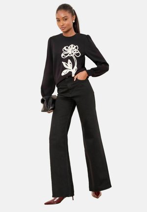 REGULAR FIT  - Sudadera - black floral