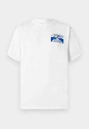 MOUNT FUJI DUSK UNISEX - T-shirt med print - white