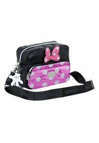 Karactermania MICKEY & MINNIE PADDING SQUARE - Schoudertas - Minnie pink-black