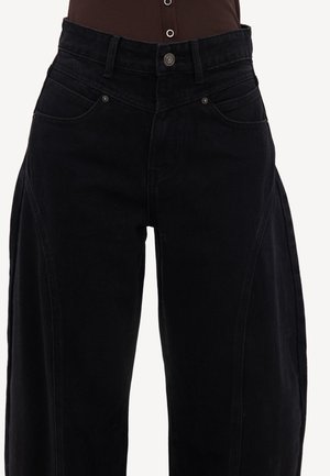 LOAVIES, RADIANT DESIRE - Vaqueros baggy - black-used   denim