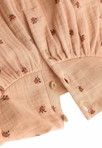 Next BLOOMER  REGULAR FIT - Overall / Jumpsuit - brown embroidered flowers
