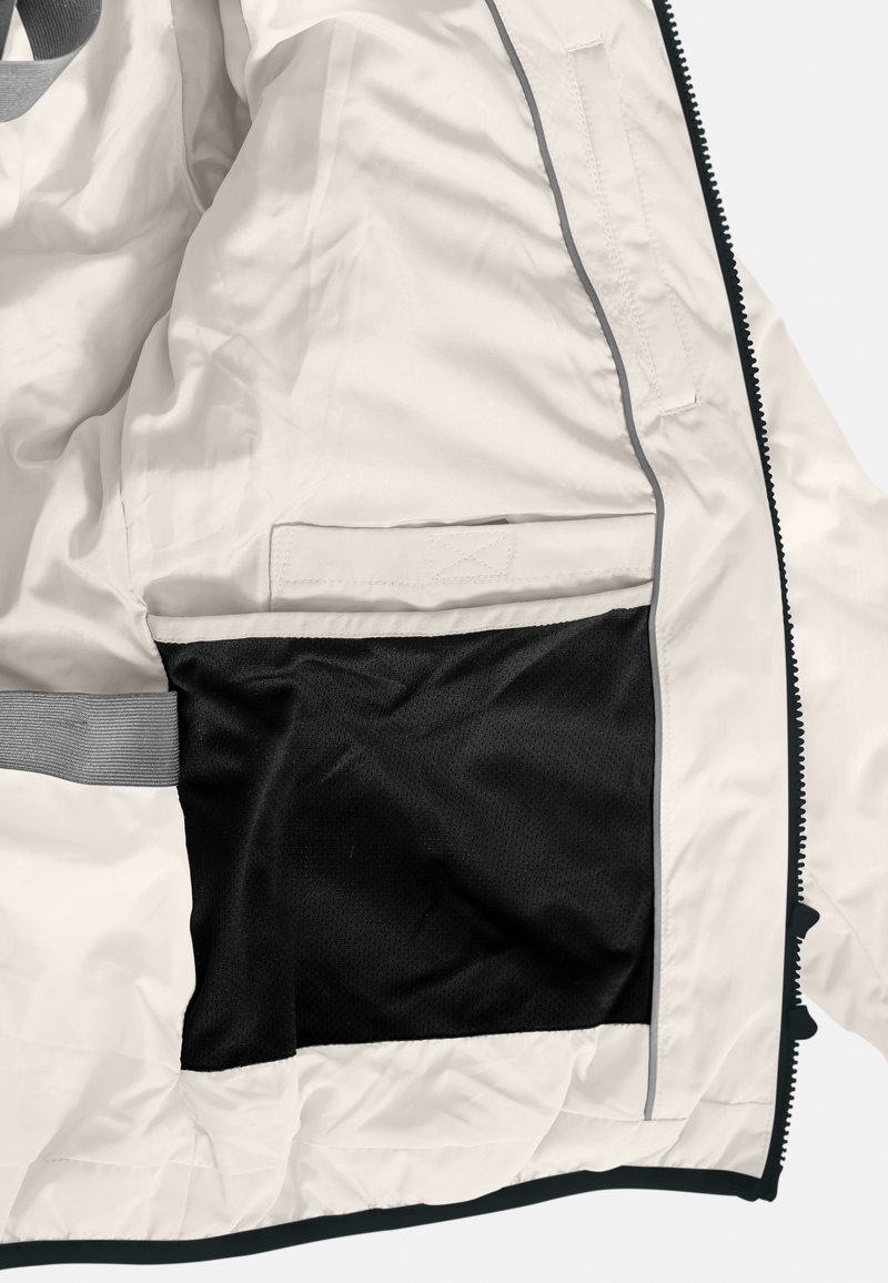 CASH-MERE CASH-MERE PADDED JACKET MIT KAPUZE - Winterjacke - off white ...