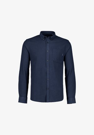 Lindbergh, LINDBERGH TWILL SHIRT L/S - Vapaa-ajan kauluspaita - navy