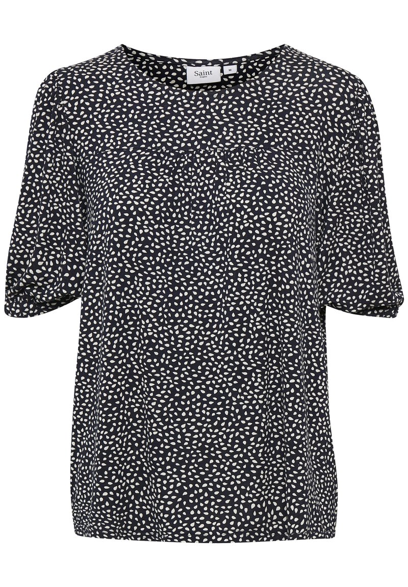 Saint Tropez T-shirt print blauw