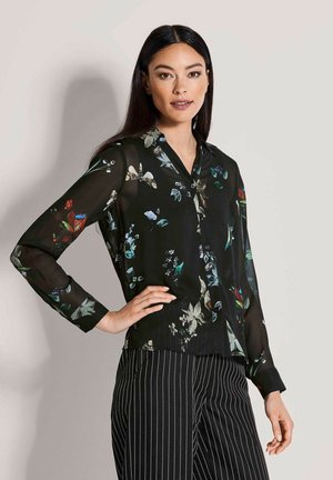 Hemdbluse - black   red   multicolour