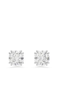 STILLA STUD EARRINGS ROUND CUT - Korvakorut - silver-coloured