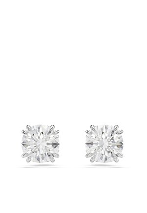 STILLA STUD EARRINGS ROUND CUT - Cercei - silver-coloured