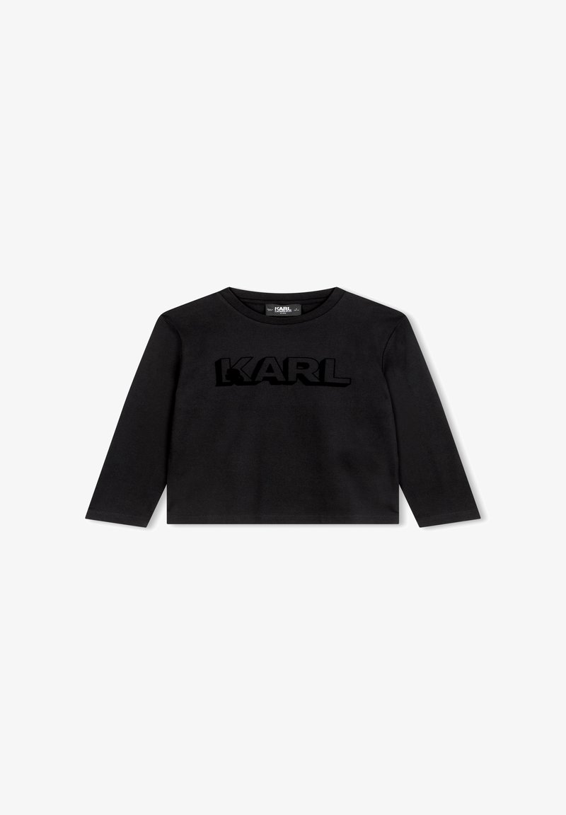 KARL LAGERFELD KIDS T-shirt à manches longues - black