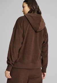 Puma MIT DURCHGEHENDEM REISSVERSCHLUSS - Giacca in pile - espresso brown