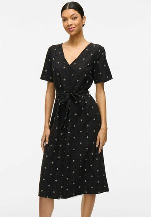 MIDI KURZARM - Robe de jour - black beauty