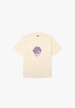 Woodbird, BAINE CUBE TEE - T-shirt con stampa - off white