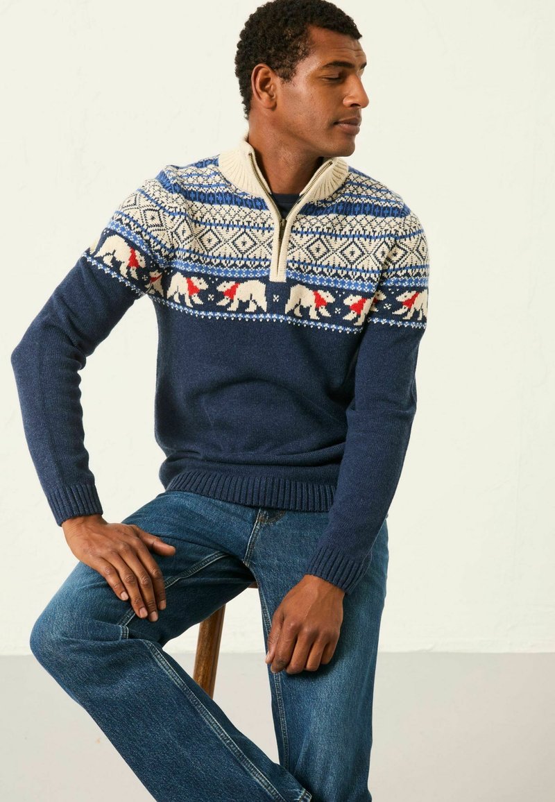 Eisbär Pullover Herren Retro EXC Vintage Coca-Cola Brand