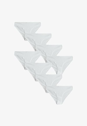 Next, BRAZILIAN FIT - KNICKERS 8 PACK - Trusser - white