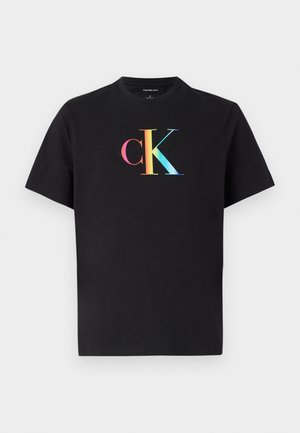 Calvin Klein Jeans PRIDE25 GRAPHIC TEE UNISEX - T-shirt con stampa - black